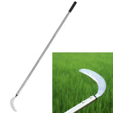 YEELOR weeding sickle with 51in adjustable handle for extended reach in lawns