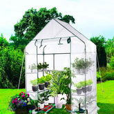 Yeesport walk-in greenhouse cover front view shows easy access for year-round gardening