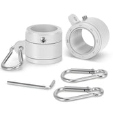 Yeesun 360° rotating flag ring in white helps flags spin freely and reduce wrap.