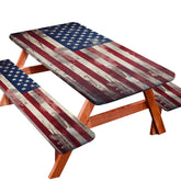 YEYE JUICE picnic table cover 6ft with elastic edge for secure outdoor dining