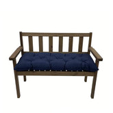 Yefound navy blue 40x20 cushion front view adds weatherproof seating comfort