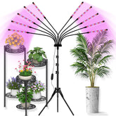Yehsence grow light with 10 heads full-spectrum close up for broad indoor coverage.