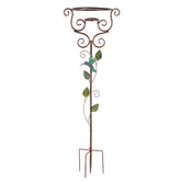 YELENEW gazing-ball-stand with four-prong base for secure lawn display.