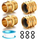 YELUN brass double-male hose connector for durable, quick connections