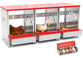 YENAM roll-away egg nest box for easy collection
