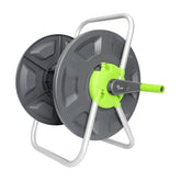 YESTAR garden hose reel cart holds 65–100 ft of 5/8 inch hose for tidy storage