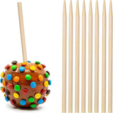 YESTOO candy apple stick 5mm dia for smooth caramel apples and sturdy dipping