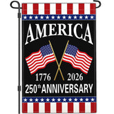 Yesuavt 250-year America flag, 12x18, outdoor fluttering for festive curb decor