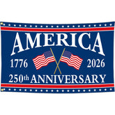 Yesuavt 250th anniversary flag front view for outdoor display