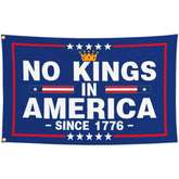 Yesuavt No Kings in America flag 3x5 outdoor display for yard visibility.