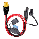 YETOR SAE to XT60 extension cable 2ft for reliable power connections