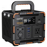 Yewpiny EM300 front view with handle for easy transport.