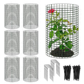 YEXEXINM plant protector cylinder guards seedlings in the garden