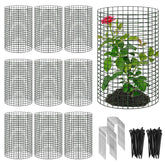YEXEXINM plant protector cylinder shielding seedlings from animals while sunlight passes through