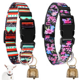 Yeyeplum goat collar with bronze bell, easy to locate grazing goats.