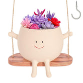 YGG MHYOO swing-face planter hanging for indoor or balcony décor.