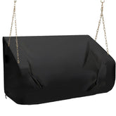YHINGG porch swing cover 63x28 inch protects outdoor swing from rain and sun.