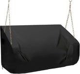 YHINGG porch swing cover front view protecting an outdoor swing from rain and sun