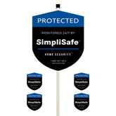 YHMYOALU yard sign with stake for SimpliSafe, high visibility deterrent.