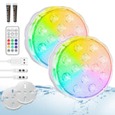 YiaMia rechargeable pool light with remote for easy color control and ambiance