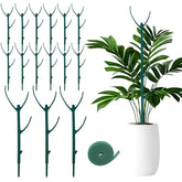 YILEGSYO 15-pack stackable stakes supporting climbing plants in pots and arrangements