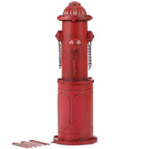 YiLifebes dog fire hydrant pee post in outdoor yard, a realistic potty training reference.