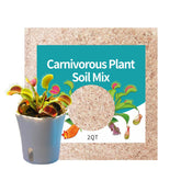 Yilotuce carnivorous plant soil mix 2qt pack enhances moisture retention for Venus Fly Traps