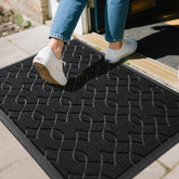 Yimobra front-door outdoor mat captures dirt and moisture at the entry.