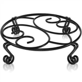Yimobra plant stand round top view highlights sturdy 11.8-inch diameter for heavy pots