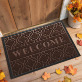 Yimobra Welcome Mat with groove pattern traps dirt at the entry