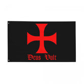 YINGFAN Crusader flag featuring Jerusalem Cross for outdoor display