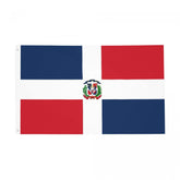 YINGFAN Dominican flag with brass grommets for secure outdoor display