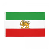 YINGFAN Iran flag 3x5ft Lion and Sun for outdoor display with fade-resistant colors.