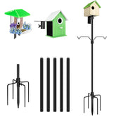 YINGYM Bird House Pole in height-adjustable setup for flexible outdoor placement