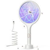 YISSVIC electric fly swatter base light attracting pests for quick indoor cleanup