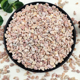 YISZM succulent gravel peach one-fifth inch for drainage and decorative pots.