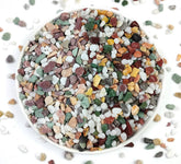 YISZM 5lb succulent pebbles in a dry arrangement provide natural contrast.