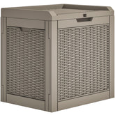 YITAHOME 32-gallon deck box with lockable lid keeps cushions secure outdoors.