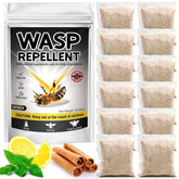 YJOO Wasp Repellent Pouches in a 12-pack package provide natural pest defense.