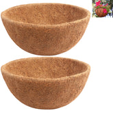 Y&M round coco liner 20-inch preformed fits wall hanging planters for quick setup.