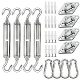 The YOFIT shade sail hardware kit turnbuckle provides reliable tension for outdoor installations.