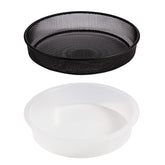 Yojanner bird feeder tray mesh round for versatile feeding and water access.