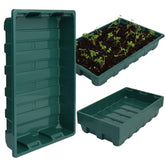 YoleShy thickened seed tray with deep ridges supports sturdy germination.