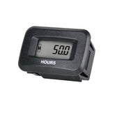 YOOREAL digital hour meter front view with clear maintenance timer display.