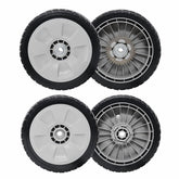 Yooumine front wheel replacement for 44710-VL0-L02ZB enhances mower drive performance.