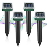 Yooyhhome mole repellent solar powered 4-pack ready for yard protection against burrowing pests