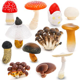 Youeon fly agaric mushroom figurine for fairy garden decor and whimsical touches.