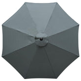 YOUGE OUTDOOR 10Feet canopy in gray delivers durable shade and easy swap.