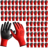 YOUKE OLA gardening gloves with rubber coating offering non slip grip for dry and wet work