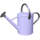 Yourjoy metal watering can with one-gallon capacity and stainless steel handle in purple for versatile watering